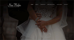Desktop Screenshot of ninahofferweddings.com